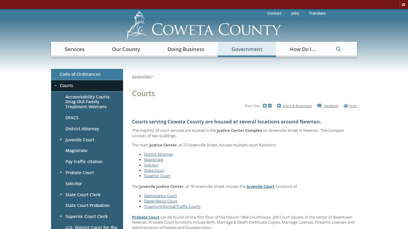 Courts | Coweta County, GA Website