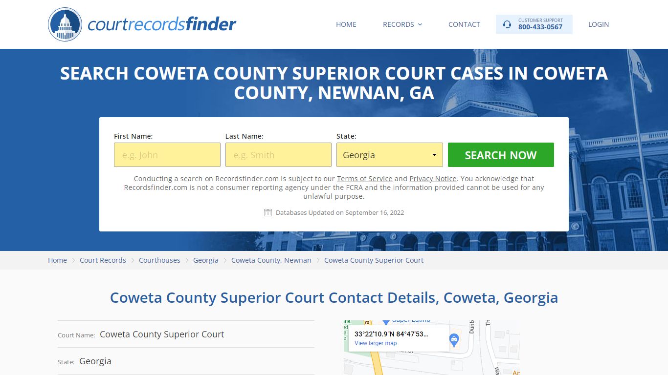 Coweta County Superior Court Case Search - RecordsFinder